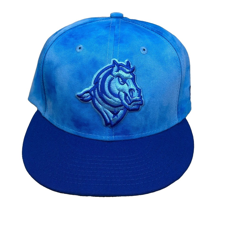 Billings Mustang MiLB Baseball Cap New Era 59-Fifty Hat Fitted Sz 7 1/4 Tie-Dye